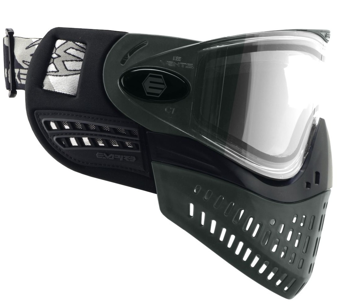 Empire e-Vent Paintball Goggle with a Dual Thermal Lens, Gray
