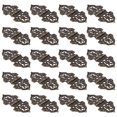 thumbnail image 2 of GOOHOCHY 20 bisagras pequeñas para caja de madera - Mini bisagras plegables antiguas huecas - Herrajes decorativos de bronce retro para joyero para proyectos de bricolaje, 2 of 8