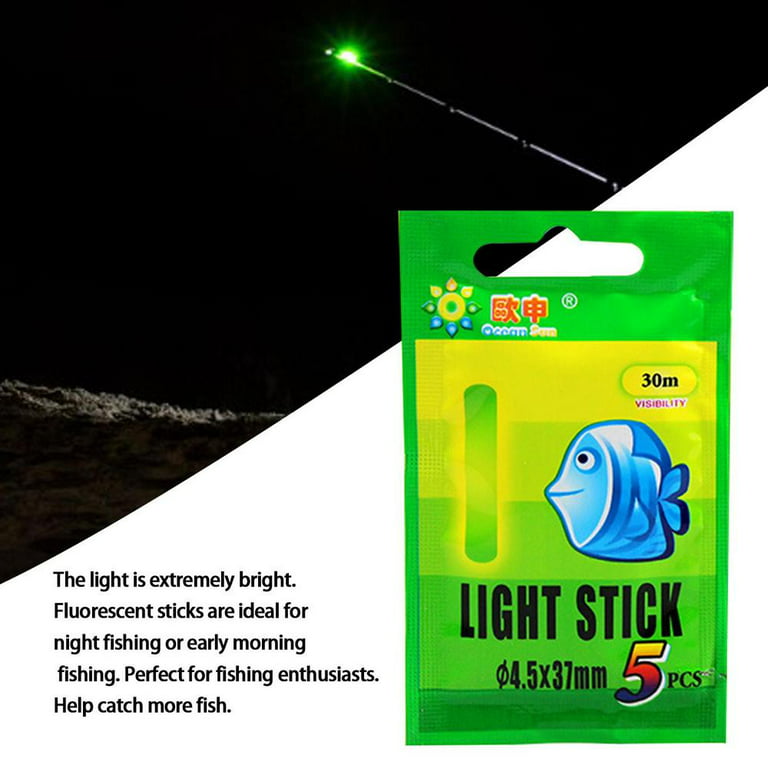 thkfish Fishing Glow Sticks Rod Tip Glow Sticks Fishing Rod Floats Glow  Stick