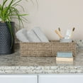 thumbnail image 3 of Household Essentials Handwoven Seagrass Rectangular Storage Basket, Natural, 3 of 6