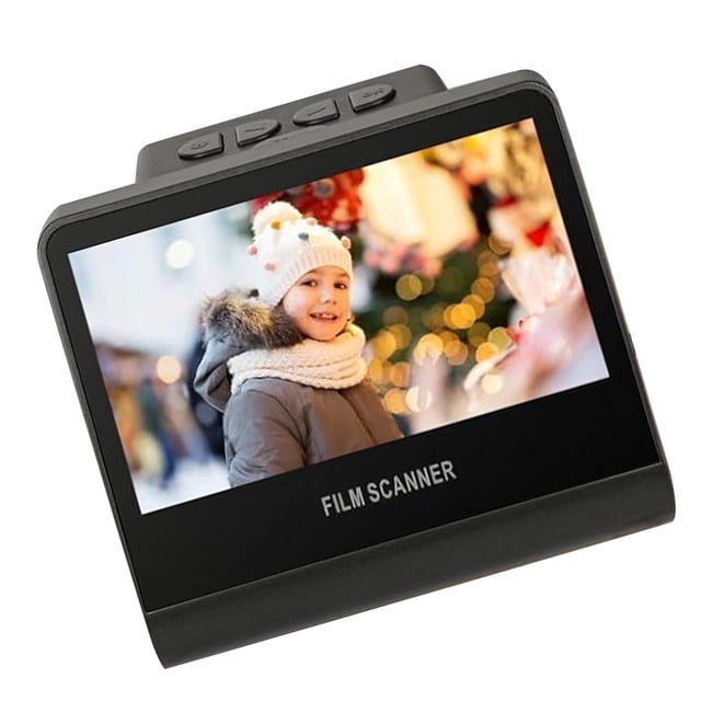 Escáner De Película, Función De Reproducción Del Escáner De Película De 22 MP Pantalla LCD De 5 Pulgadas Memoria Clara De 16 GB Para Diapositivas Monocromáticas