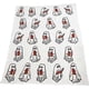 thumbnail image 1 of Ghost Reading a Book Throw Blanket 130x50cm, Cozy Soft Throw Blanket for Couch, Sofa, Bed - Spooky Gift for Adults Kids, 1 of 5