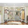 thumbnail image 5 of VIPEK L6 Medium Garment Rack L Shaped Clothes Rack Clothing Rack, Metal, 43.3"L x 43.3"W x 76.8"H, Max Load 750LBS, White, 5 of 7