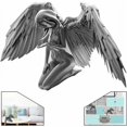 thumbnail image 4 of Adorno de escritorio de resina para mujer, escultura arrodillada con alas de Ángel, decoración de mesa, decoración artística de escritorio, 4 of 5