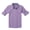 Purple White, variant on Boy's Cotton Plaid Roll Up Button Down Sports Shirts Purple/White 3/4