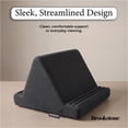 thumbnail image 7 of Brookstone Tablet Cushion Stand , Soft Phone Holder, Book Lap Desk, Black, 7 of 7
