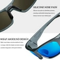 thumbnail image 5 of Joopin Wrap Around Sunglasses Men Women Polarized UV400 Square Fashion Sports Sun Glasses(Blue), 5 of 8