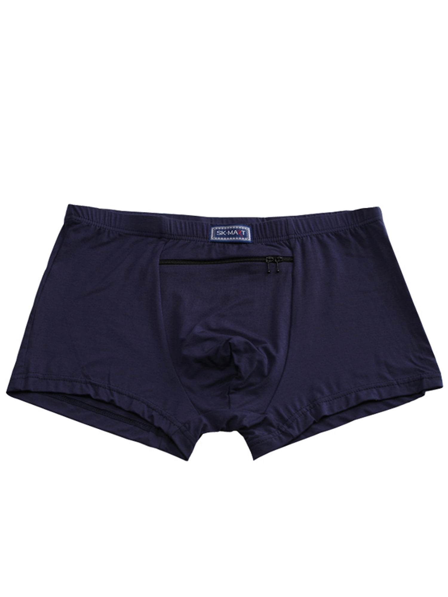 UKAP Mens Comfy Modal Boxer Shorts Big and Tall with Stash Front Pocket