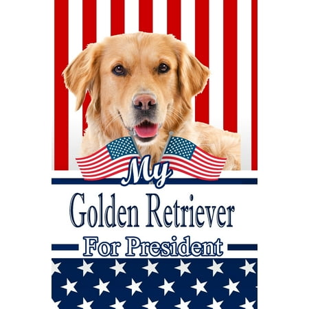 Golden Retriever Presents My Golden Retriever for President: 2020 Election Isometric Dot Paper Notebook 120 Pages 6x9 Paperback ()