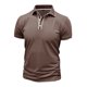 thumbnail image 5 of pstuiky camisetas de hombre, Camisa informal de manga corta con botones y cuello vuelto para hombre camisetas de hombre s, 5 of 8