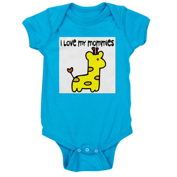 CafePress - Luv Mommies 006 Copy - Cute Infant Bodysuit Baby Romper
