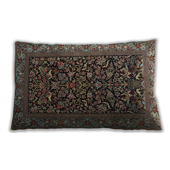 Ahgly Company Indoor Rectangular Traditional Lumbar Throw Pillow, 13 inch by 19 inch