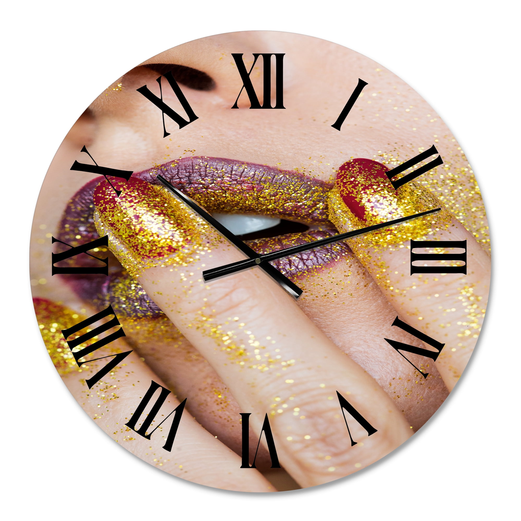 Designart 1 in Modern,Contemporary Wall Clock
