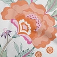 thumbnail image 1 of oneOone Georgette Viscose White Fabric Botanical Floral Craft Projects Decor Fabric Printed By The Yard 42 Inch Wide, 1 of 4