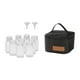 thumbnail image 1 of Kit de especias para acampar con bolsas de viaje de 100 ml de botellas de líquido fáciles de usar para usar dispensadores de condición para mochileros Negro, 1 of 8