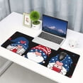 thumbnail image 4 of Rocae Gnome Independence Day for Gaming Mouse Pad, Mouse Pad Large, Office Computer Keyboard Mousepad, Keyboard and Mouse Pad with Stitched Edges,31.5 x 11.8 in, 4 of 5