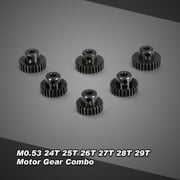 ZD Racing M0.53 24T 25T 26T 27T 28T 29T Metal Pinion Motor Gear for 1/10 RC Car Truck