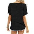 thumbnail image 4 of Top Suelto para Mujer,Blusa de Manga Corta con Hombros Descubiertos de Verano para Mujer, Top con Hombros Descubiertos para Mujer, Eleva tu Experiencia, 4 of 6