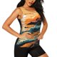 thumbnail image 2 of Fotbe Serene Ocean Sunset Blusas Sin Mangas para Mujer – Estilo Casual, Corte Suelto, Slim-Fit, Cuello Redondo Deportivo, Tops de Verano para Gimnasio y Yoga-XX-Large, 2 of 7