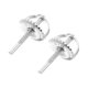 thumbnail image 5 of Reemplazos para pendientes para adultos, accesorios de joyería para hacer mismo, pendientes para orejas PlataTapones para los oídos en barra, 5 of 8