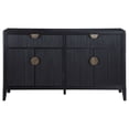 thumbnail image 3 of Brookmead 4-door Sideboard Buffet Storage Cabinet Black, 3 of 12
