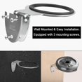 thumbnail image 4 of Hair Dryer Holder Hair Dryer Stand Rack Wall Mount Hairdryer Stand Stainless Steel Hairdressing Dryer Hanger Hair Care Tool Organizer with Screw & Gas, 4 of 5