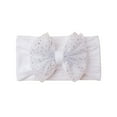 thumbnail image 4 of Krdevn Baby Bow Headband - Soft Elastic Hair Band with Mesh Bow for and Toddlers,0-36 Months, 4 of 4
