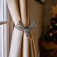 thumbnail image 7 of TFYZYY Adjustable Christmas Deer Curtain Tie Backs, Elastic Curtain Holdbacks for Thick or Thin Curtains, Festive Home Decor, Elegant Window Accessories, 7 of 7
