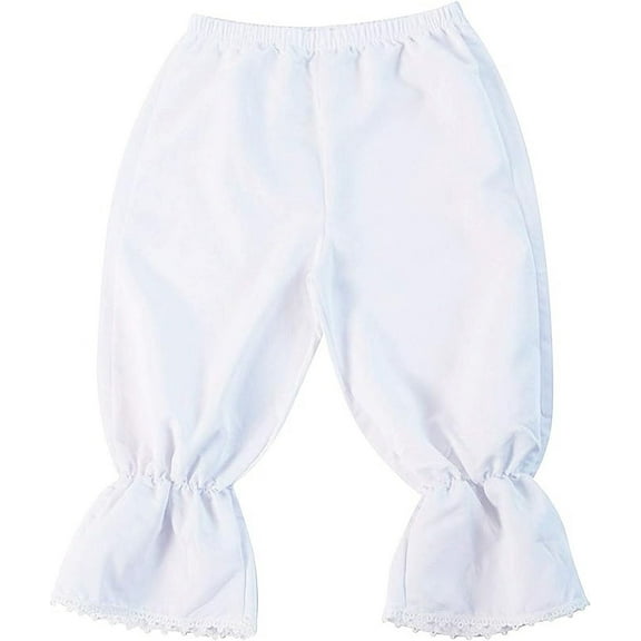 Making Believe Women's Classic Pioneer Peasant Costume Bloomers (Women's X-Large 10/12, White)