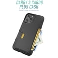 thumbnail image 3 of Smartish iPhone 12 Pro Max Wallet Case - Wallet Slayer Vol. 1 [Slim + Protective] Credit Card Holder (Silk) - Black Tie Affair, 3 of 8