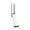 White, variant on Fold-Down Door Stop Steel Kickdown Door Stop with Rubber Tip for Home Office Interior Entry and Daily Control Use