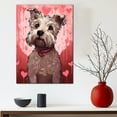 thumbnail image 3 of Pumi Dogs Wall Art, Lovely Dog Canvas Art, Home living room décor, Pets Canvas - Dog Gift Valentines Day for Him and Her, 3 of 4