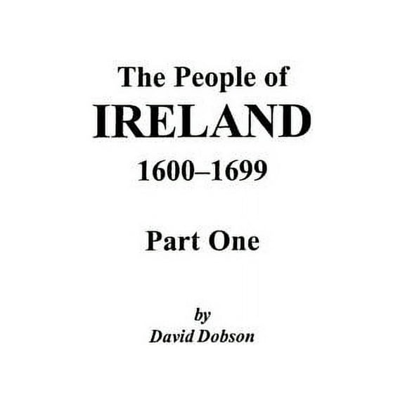 People of Ireland, 1600-1699