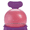 Purple/Pink, variant on Gaiam Kids Balance Ball Chair, Purple/Pink
