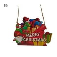 thumbnail image 2 of Christmas Door Hanger Wide Application Convenient Exquisite  Wall Plaque with Lanyard for Home, 2 of 9