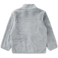 thumbnail image 4 of YONGHS Kids Girls Polar Fleece Jacket Long Sleeve Zipper Outerwear Winter Warm Coat Grey 2-3, 4 of 6