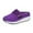 Purple, variant on Anuirheih Slip on Sandals Women,Women's Lightweight Hollow Half Slippers Soft Bottom Shoes Mesh Sandals