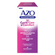 (2 pack) (2 pack) Azo Cycle Care & Comfort, Blanace Hormonal Health, 30ct