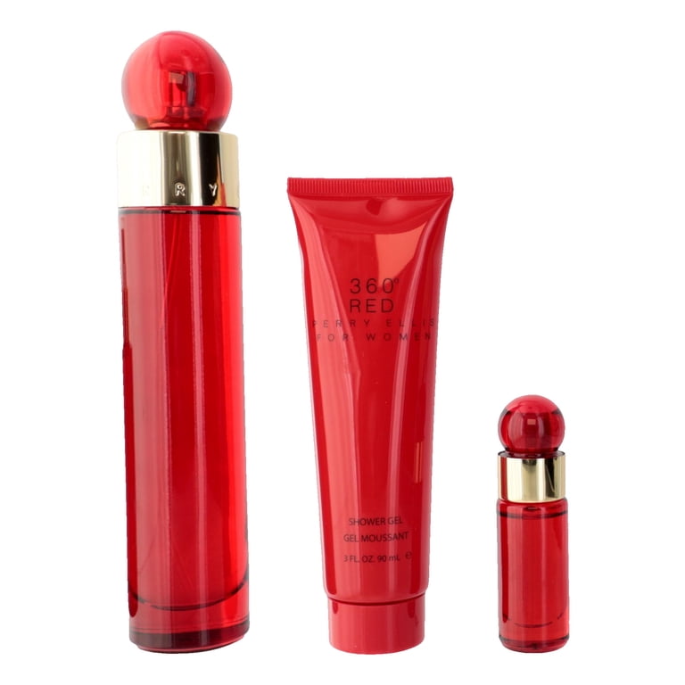 Perry Ellis 360 Red by Perry Ellis, 4 Piece Gift Set for Women
