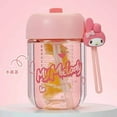 thumbnail image 3 of Sanrios HelloKittys Cinnamoroll My Melody Kuromi Tritan Straw Cup Anime Cartoon Cute Portable Fall Prevention Water Cups 400ML, 3 of 25