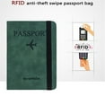 thumbnail image 6 of Passport Holder With Rfid Shielding, Travel Wallet Gray Business Cards Holder, 1 Passport Clip Travel Wallet With Rfid Shielding Business Card Holder, Gray, 6 of 8