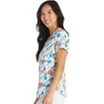 thumbnail image 7 of Tooniforms Scrubs Top For Women Rounded Print V-Neck TF786, 7 of 7