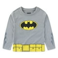 thumbnail image 2 of Justice League Long Sleeve Shirt (Boys), 4 Pack, Sizes 3T-8, 2 of 9