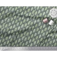 thumbnail image 2 of Soimoi Gray Rayon Fabric Artistic Leaves Fabric Prints By Yard 56 Inch Wide, 2 of 3