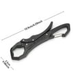 thumbnail image 2 of Compact Fish Lip Clamp - Strong Fishing Holder Tool with Keychains - Portable Wide Jaw Fish Catcher for Outdoor Camping Angling, 2 of 3