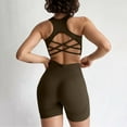 thumbnail image 3 of MAIHAN Linen Set Women Long Sleeve Shirt and Ruffle Shorts Women 2 Piece Outfits Sets Casual Lounge Matching Set Tracksuit Two Piece Outfit, 3 of 4