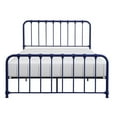 thumbnail image 1 of Topline Home Furnishings Blue Full Metal Bed, 1 of 3