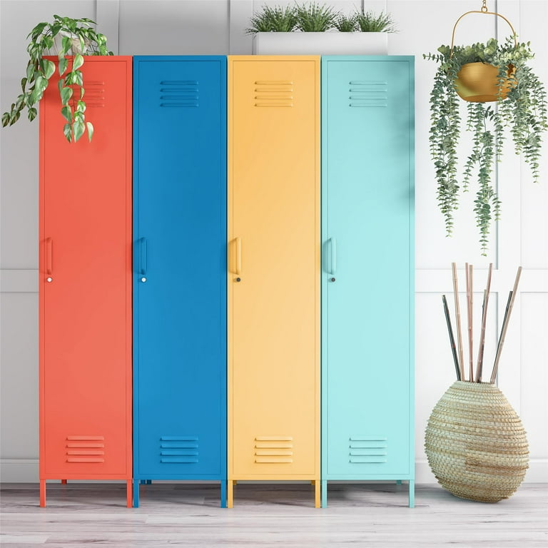 Novogratz Vintage Industrial Cache 1-Door Tall Single Metal