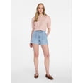 thumbnail image 3 of Time and Tru Women's High Rise Utility Shorts, 3.5" Inseam, Sizes 0-22, 3 of 6
