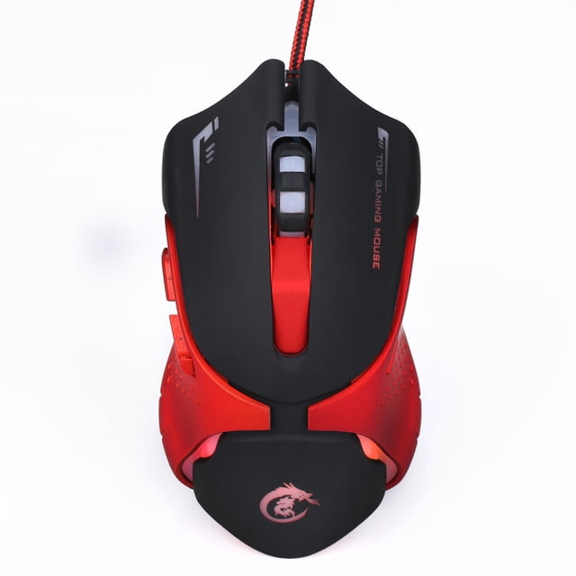 Wired gaming mouse, A903 color backlight, 3200DPI four-speed adjustable, 6 buttons, applicable: Windows 7/8/2000/XP/Vista Mac OS or the latest version